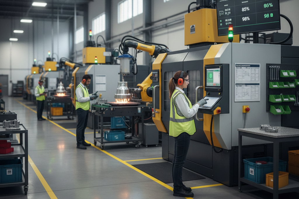 Lean QMS integration with ISO 9001 improving die casting shop floor efficiency and consistency