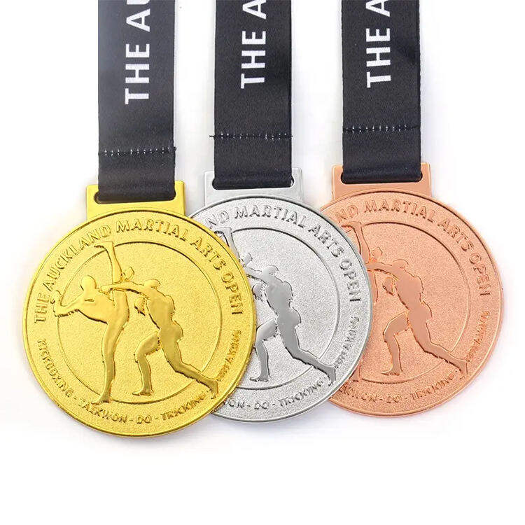 Custom Zinc Alloy Sport Medal | Iron Running Race Finisher Award with Letterpress Design for Marathon & Competitions