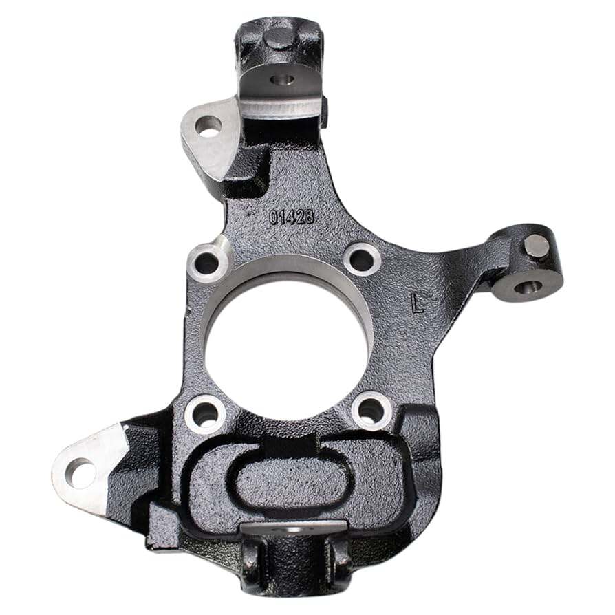Aluminum die cast steering knuckle compared to steel part for cost savings