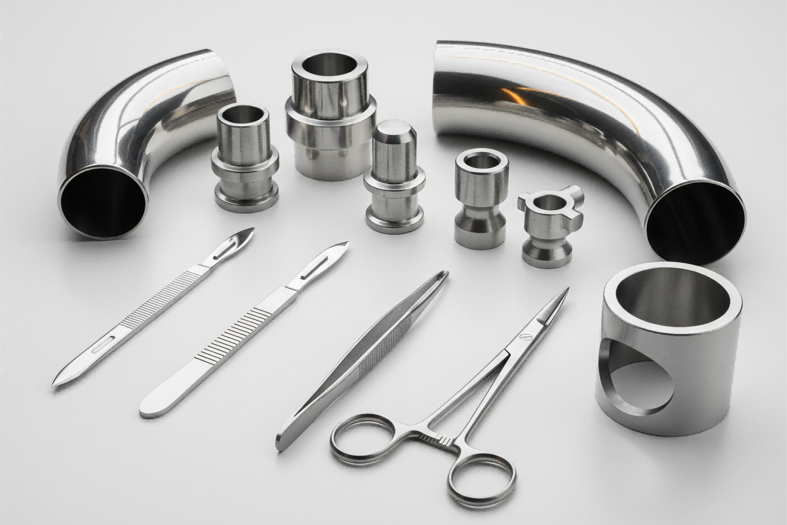 Mirror-finished casting parts achieved through polishing processes