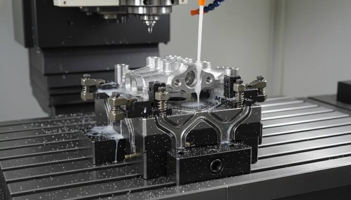 Stable fixturing system ensuring CNC machining accuracy and repeatability