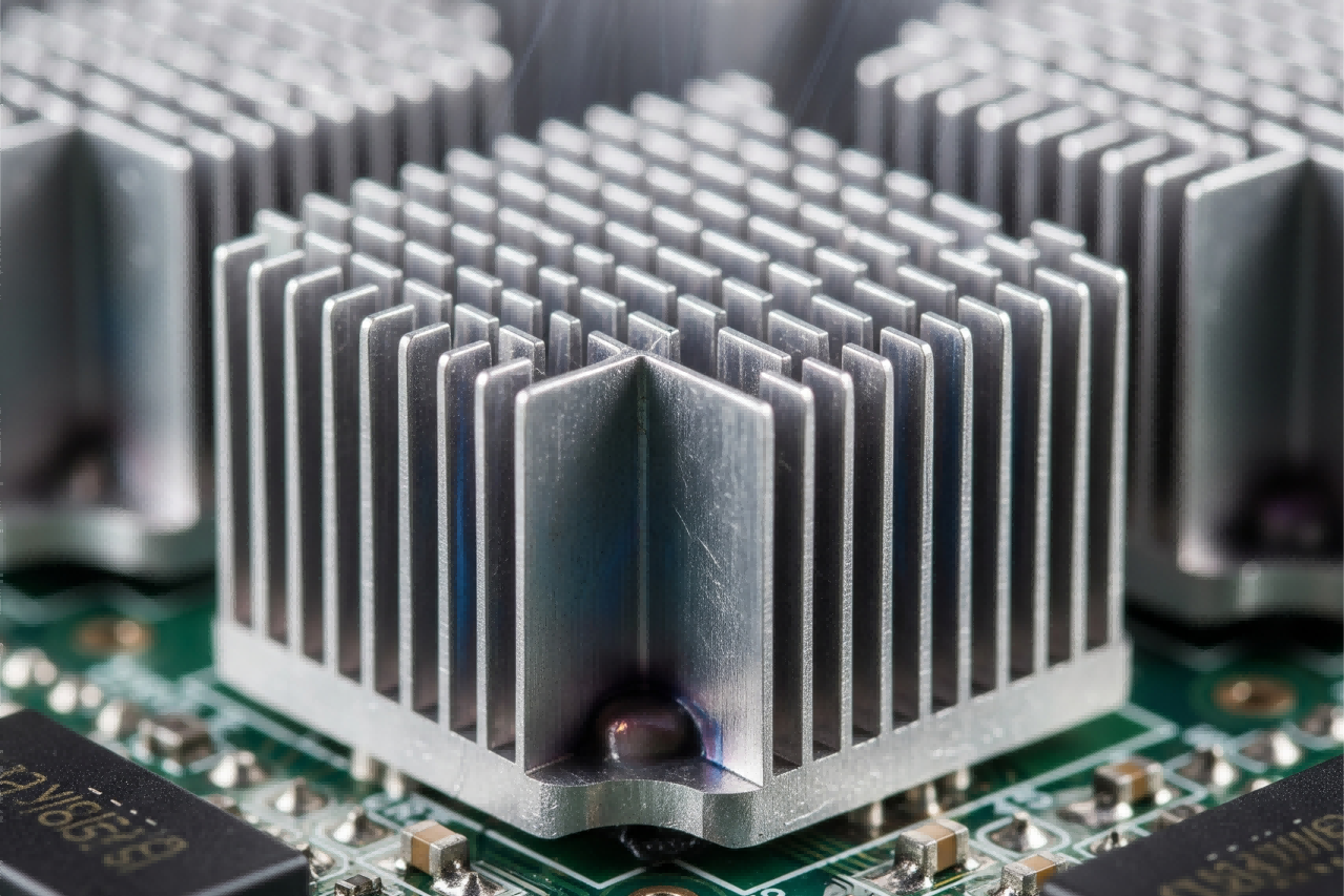 High-performance aluminum die-cast heat sink for electronics cooling