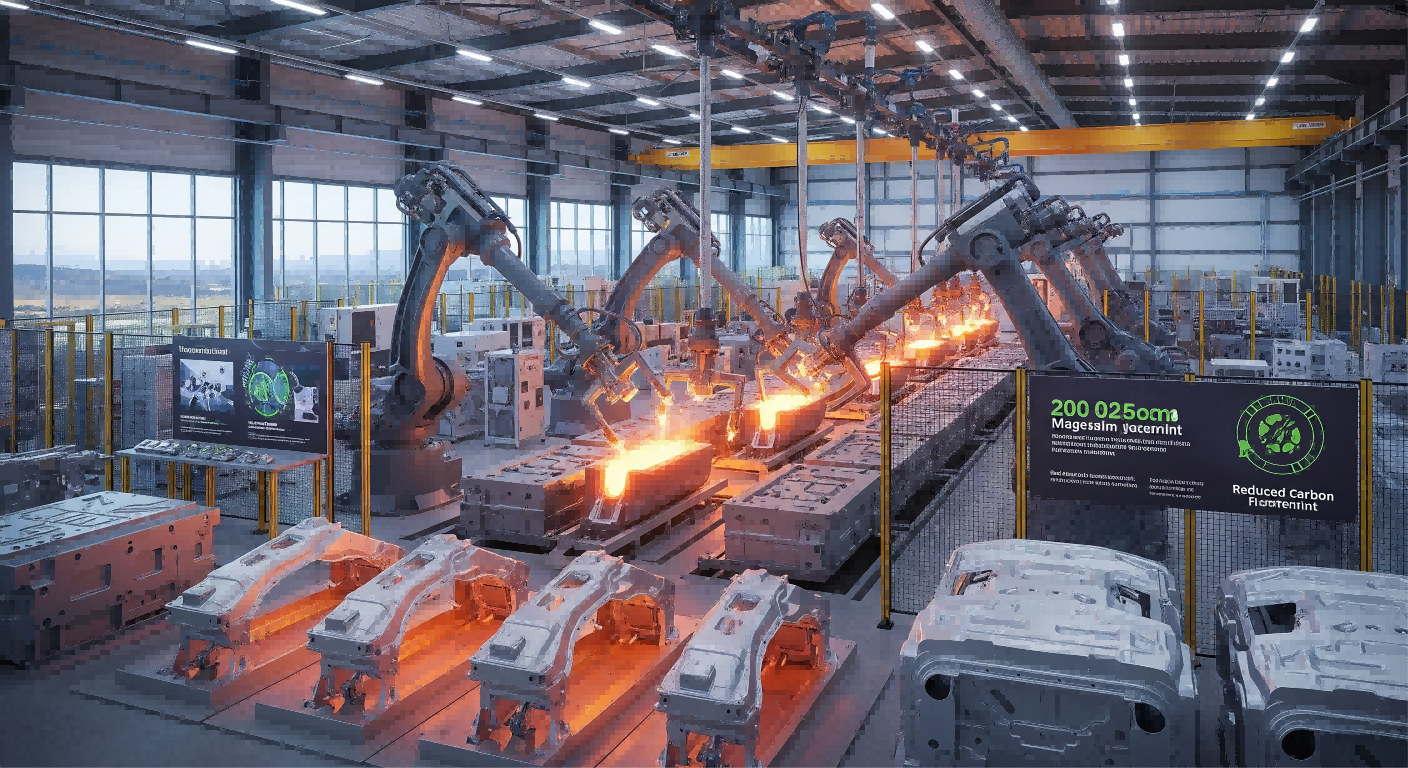 Fundición a Presión de Magnesio: Ligero, Fuerte y Sostenible