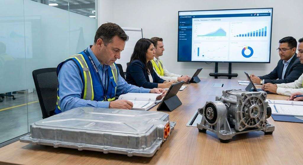 IATF 16949 audit for aluminum die casting supplier producing EV structural components