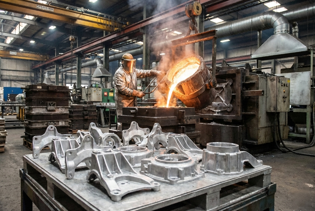 Aluminum Casting: Processes, Alloys, Design Considerations, and Industrial Applications