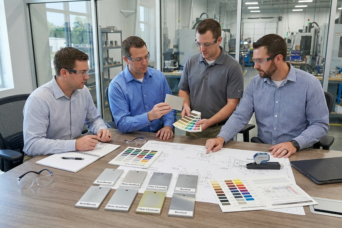 Engineering decision process for selecting optimal surface finishes in aluminum die casting