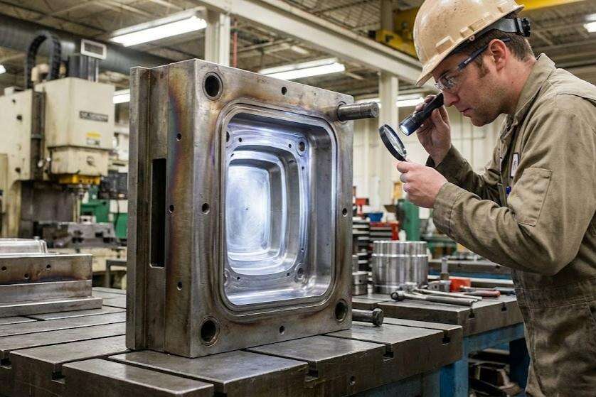 Thermal fatigue analysis showing temperature swings during high-volume aluminum die casting cycles