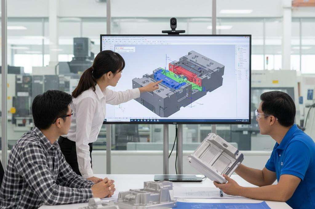 Design for manufacturability principles in automotive aluminum die casting mould design