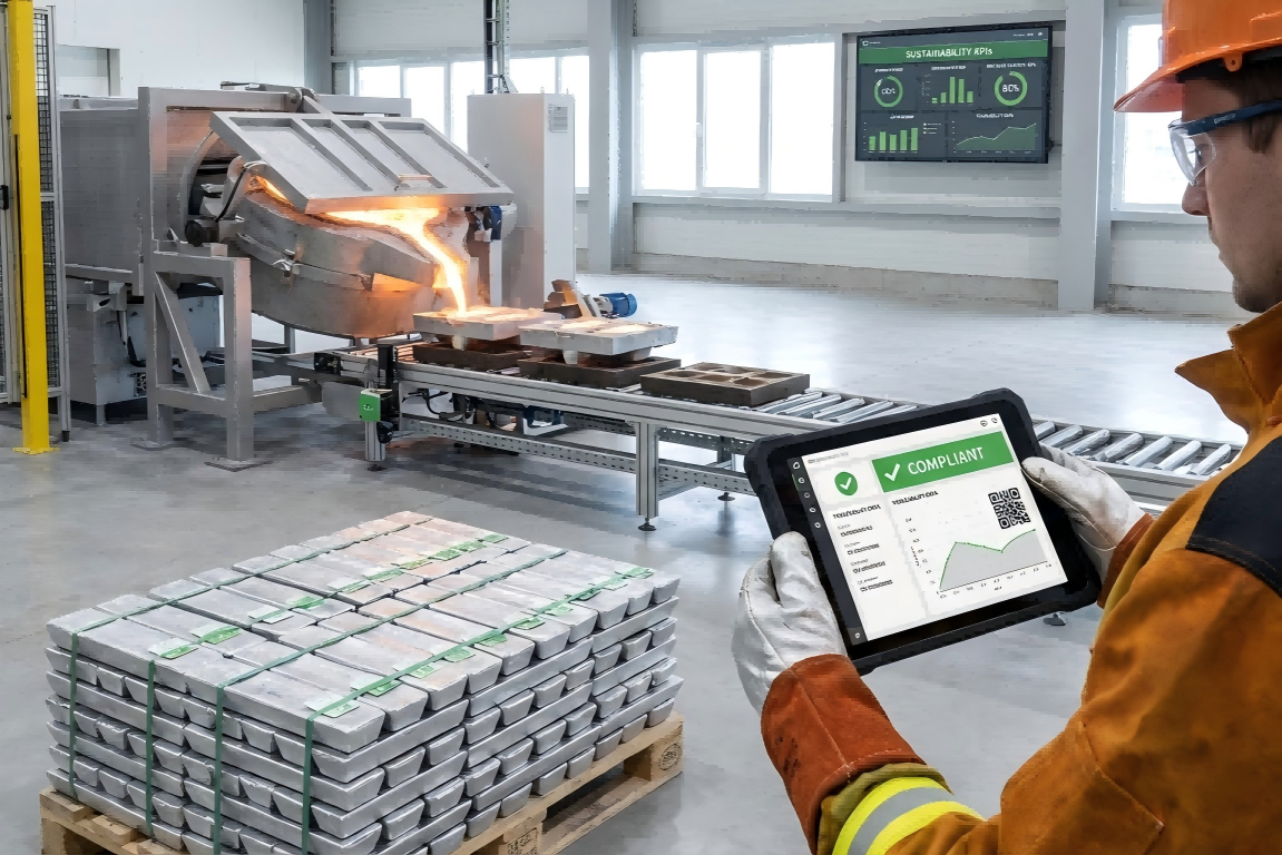 Sustainable aluminum casting supplier with full traceability for new energy and EV supply chains