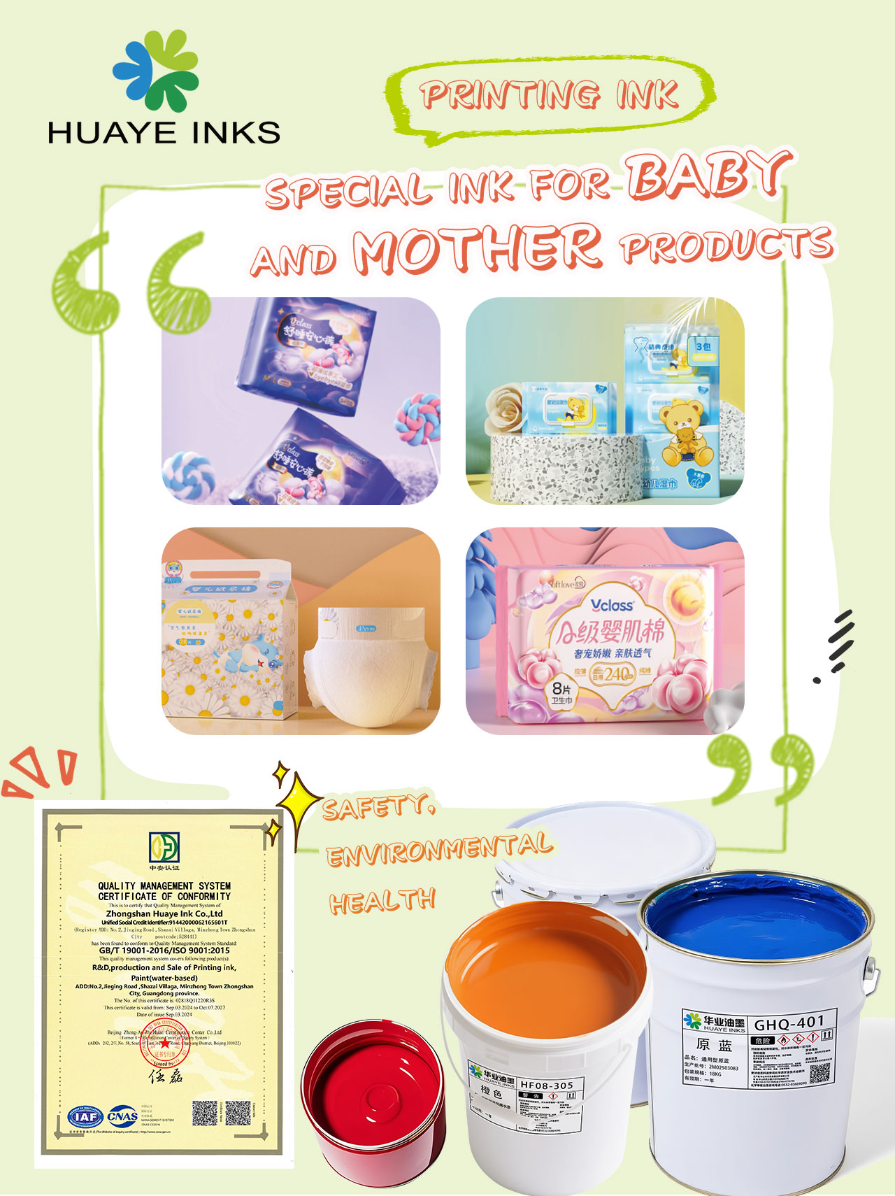 Jaké bezpečnostní normy musí splňovat inkousty pro výrobky pro kojence a matky?