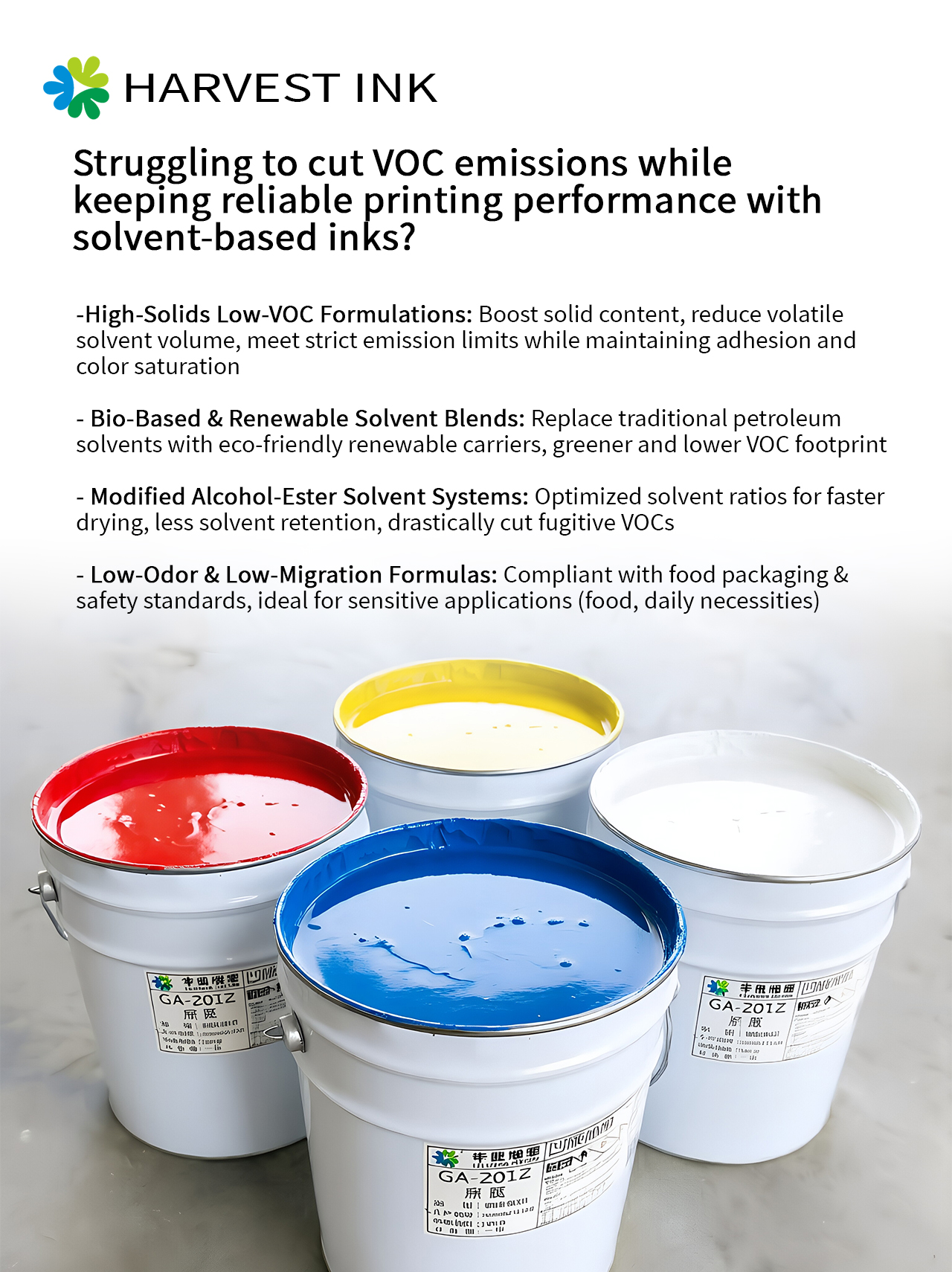 کدام فرمولاسیون‌های جوهر حلال، انتشار ترکیبات فرار (VOC) را کاهش می‌دهند؟