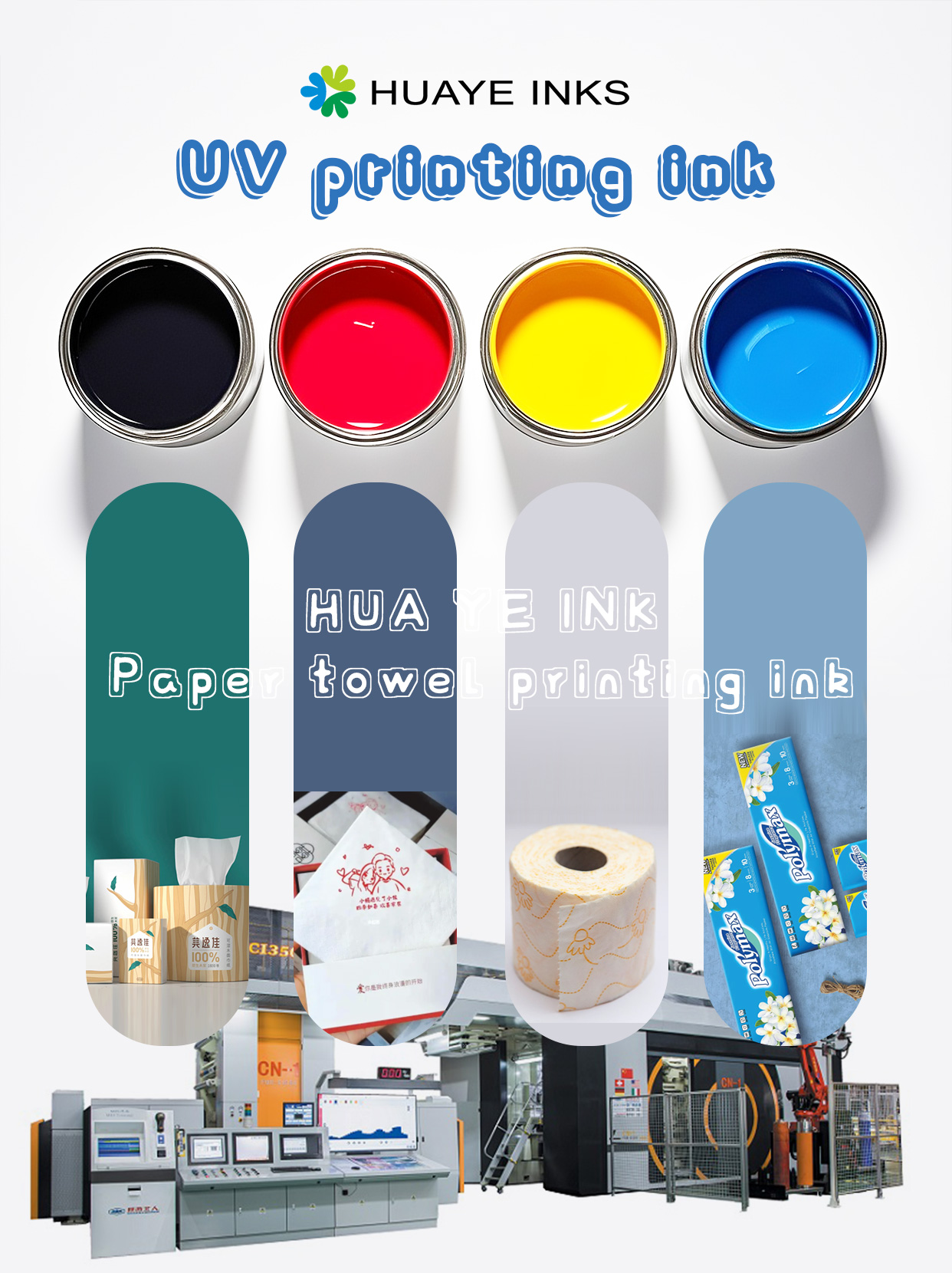 Které UV tiskové inkousty jsou vhodné pro potisk papírových ubrousků?