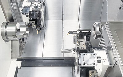 Automated CNC lathe