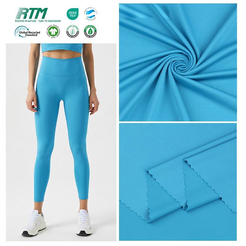 Soft and Skin-friendly 4-Way Stretch brush  polyester Single  Jersey Fabric for Spring & Summer T-shirts