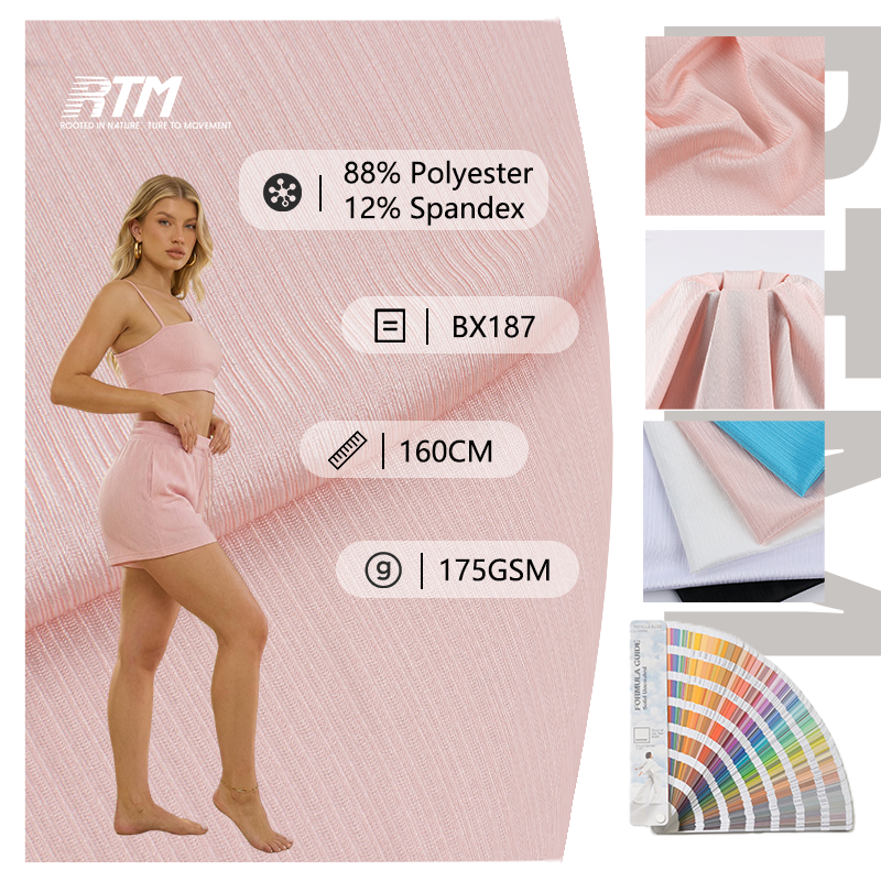 Hot Selling Full Glossy Saltwater-Resistant Comfortable 88% Polyester 12% Spandex Jacquard Warp Knit Fabric For Swimwear&Underwear