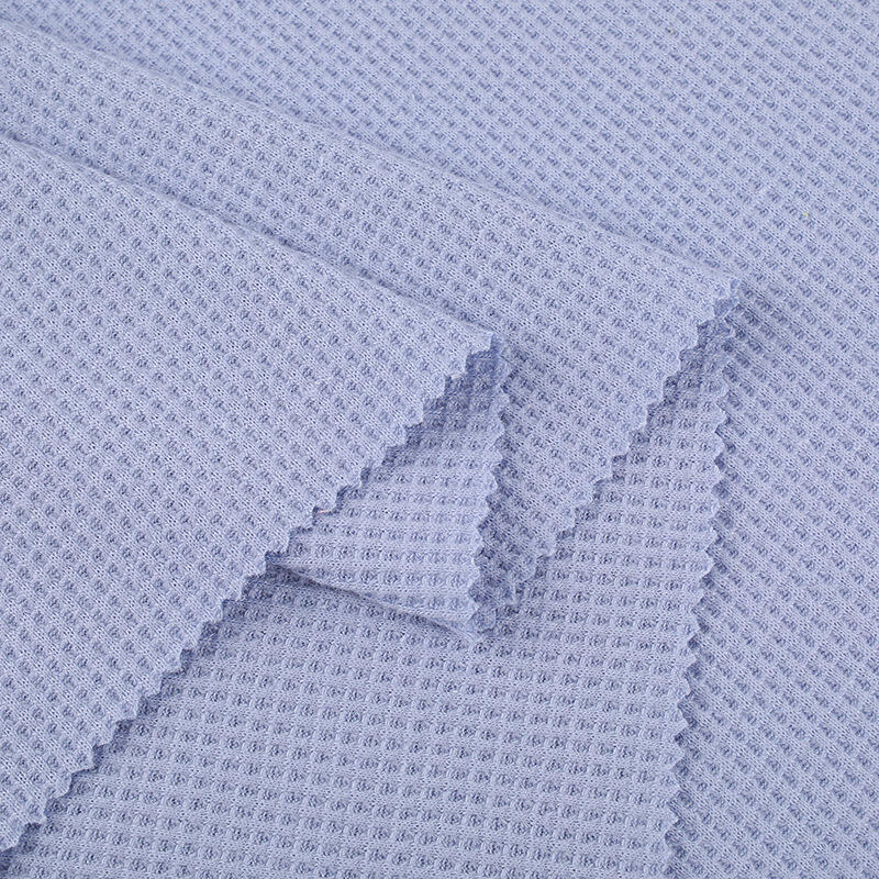 Why is waffle knit the perfect choice for absorbent bathrobes?