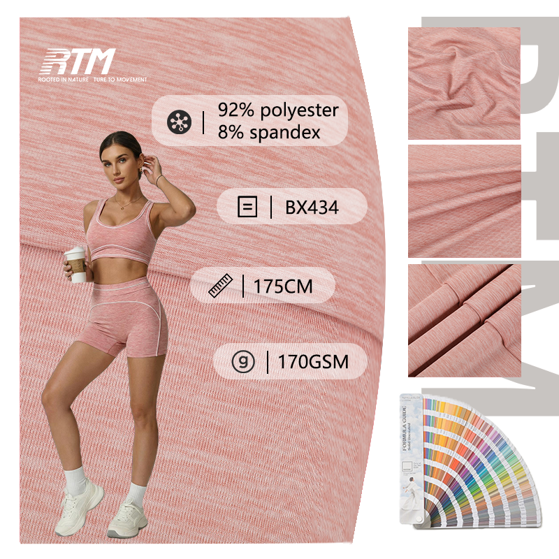 Why do yoga fabrics need a balance of compression and soft touch?