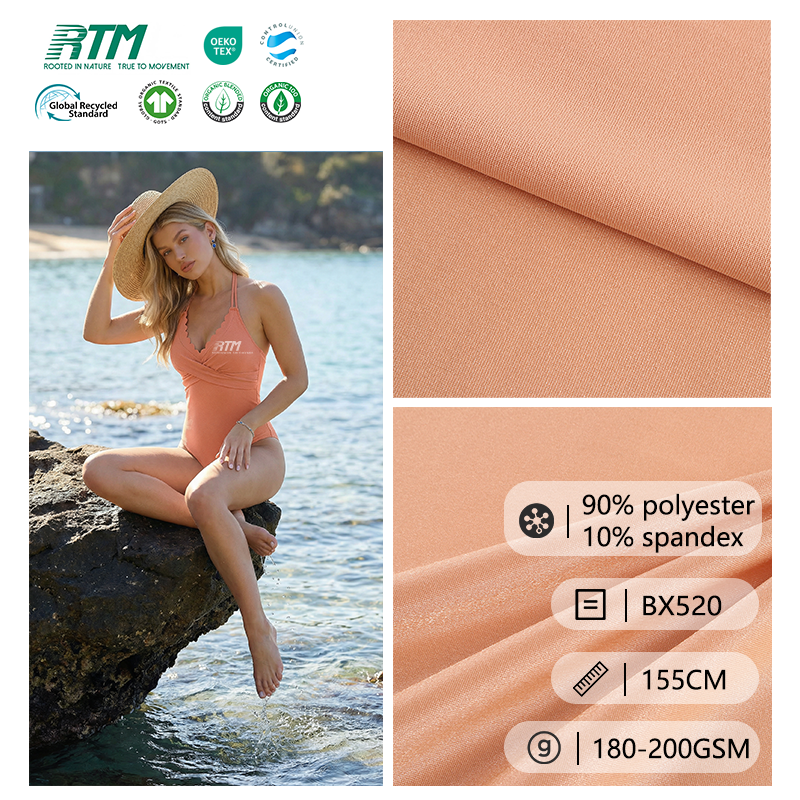 Factory Direct Sale High Elasticity Full Glossy Durable Wrinkle Resistant 90 Polyester 10 Spandex Jersey Fabric For Sportswear Dancewear&Swimwear