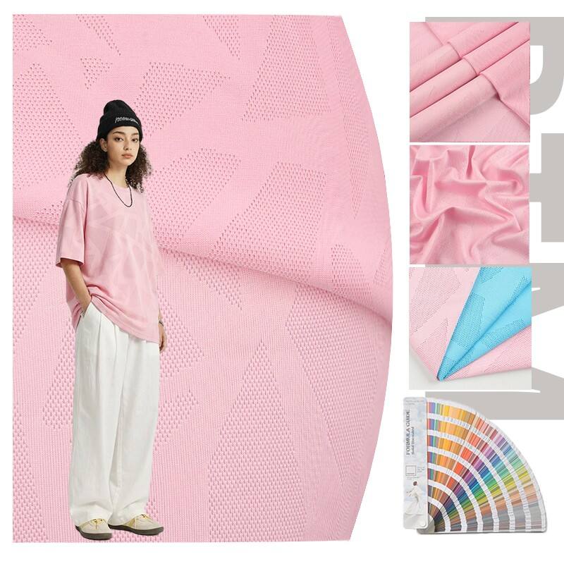 χονδρική Πώληση Υφασμάτων Νάιλον-Πολυεστέρα Με Ιδιότητες Απορρόφησης Υγρασίας και Ψυχρής Αίσθησης, 150 γρ/τ.μ., Τσακαρντ Με Πλεγμένη Δικτυωτή Δομή, για Τ-Σερτ, Πόλο, Εξωτερικές Δραστηριότητες και Αντίγραφα