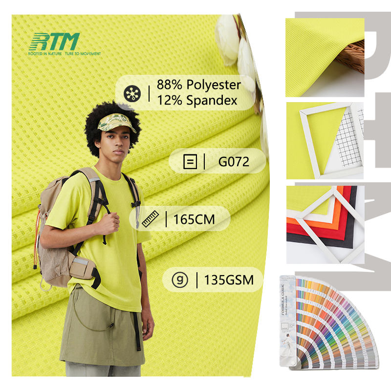 Manufacturer Wholesale 135GSM Soft Quick-Dry Abrasion-Resistant Anti-Pill Polyester Spandex Jersey Mesh Fabric For Basketball Uniforms Soccer Uniforms