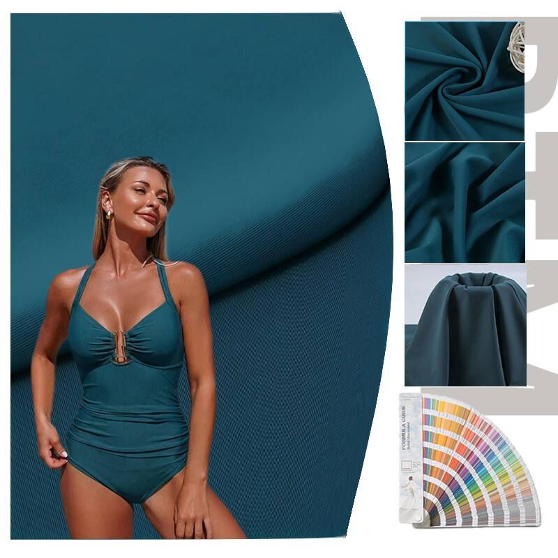 Bästsäljande fyrriktningssstretch i fullt matt, mjuk-touch-spandex (18 % polyester, 82 %) för leggings, sportkläder och badkläder/bikinier