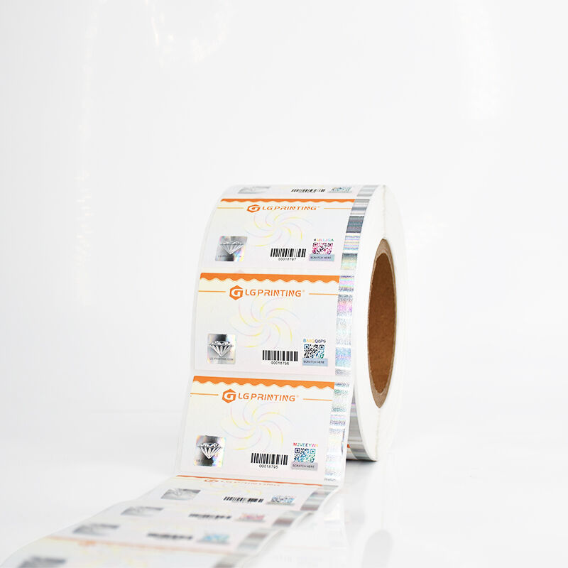 New technology randomly hologram foil stamping hologram strip label