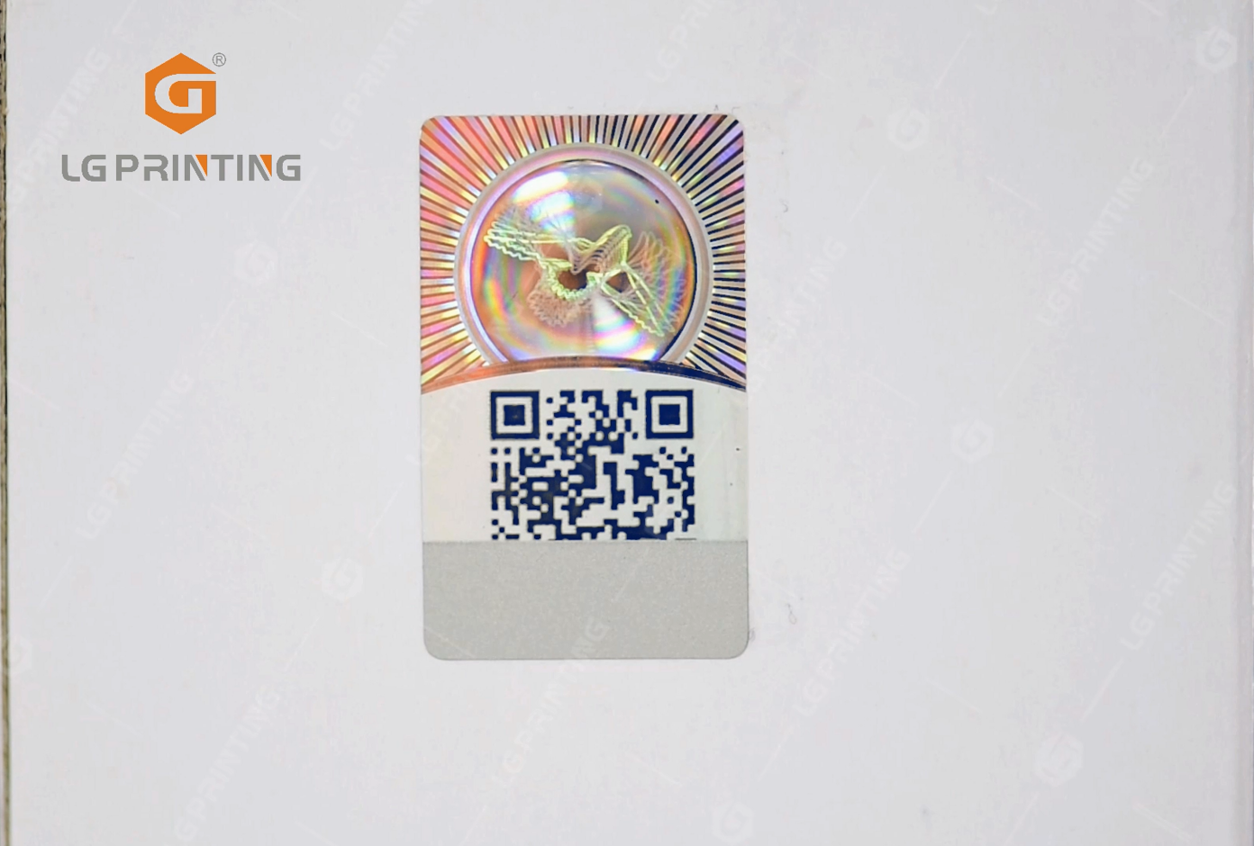 Hologram Sticker With Anti-Counterfeit System 