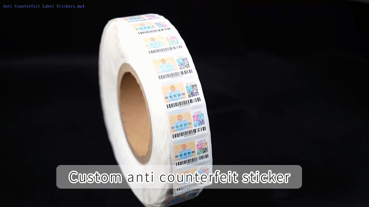Anti Counterfeit Label Stickers
