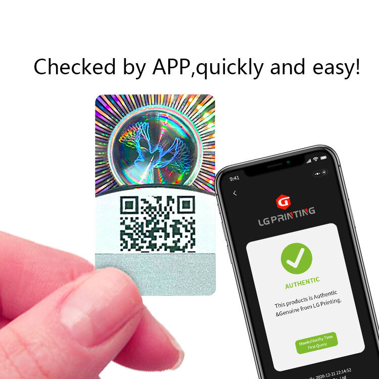 Hologram Stickers Integrated with Verification Systems