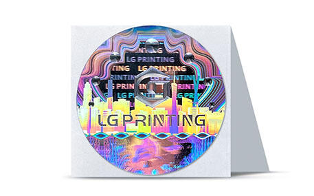 3D image dot matrix true colour hologram sticker