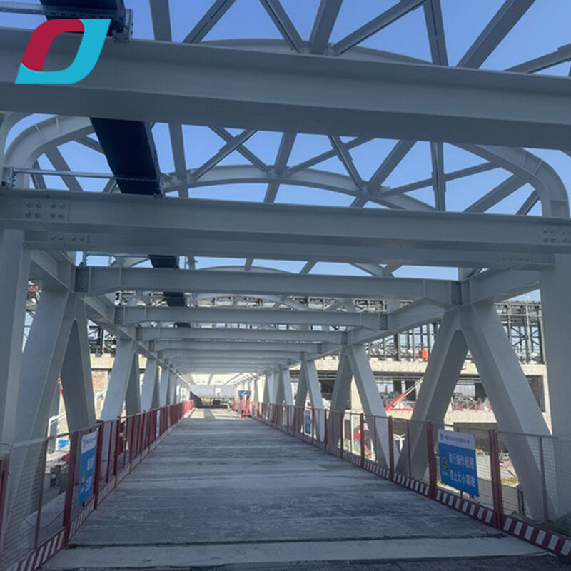 Shandong Warehouse Workshop Plant Hangar Shed Metal Construction Industrial Henan Steel Structure Bridge Material Q235B Q355B for Structure Building