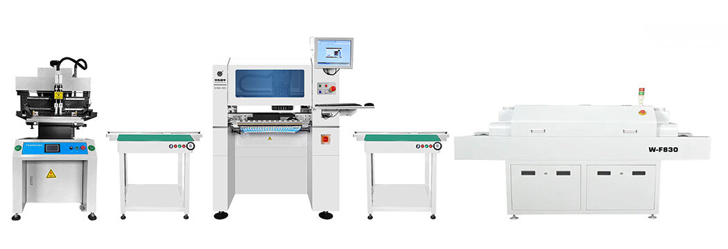 Medium-sized high-precision SMT production line