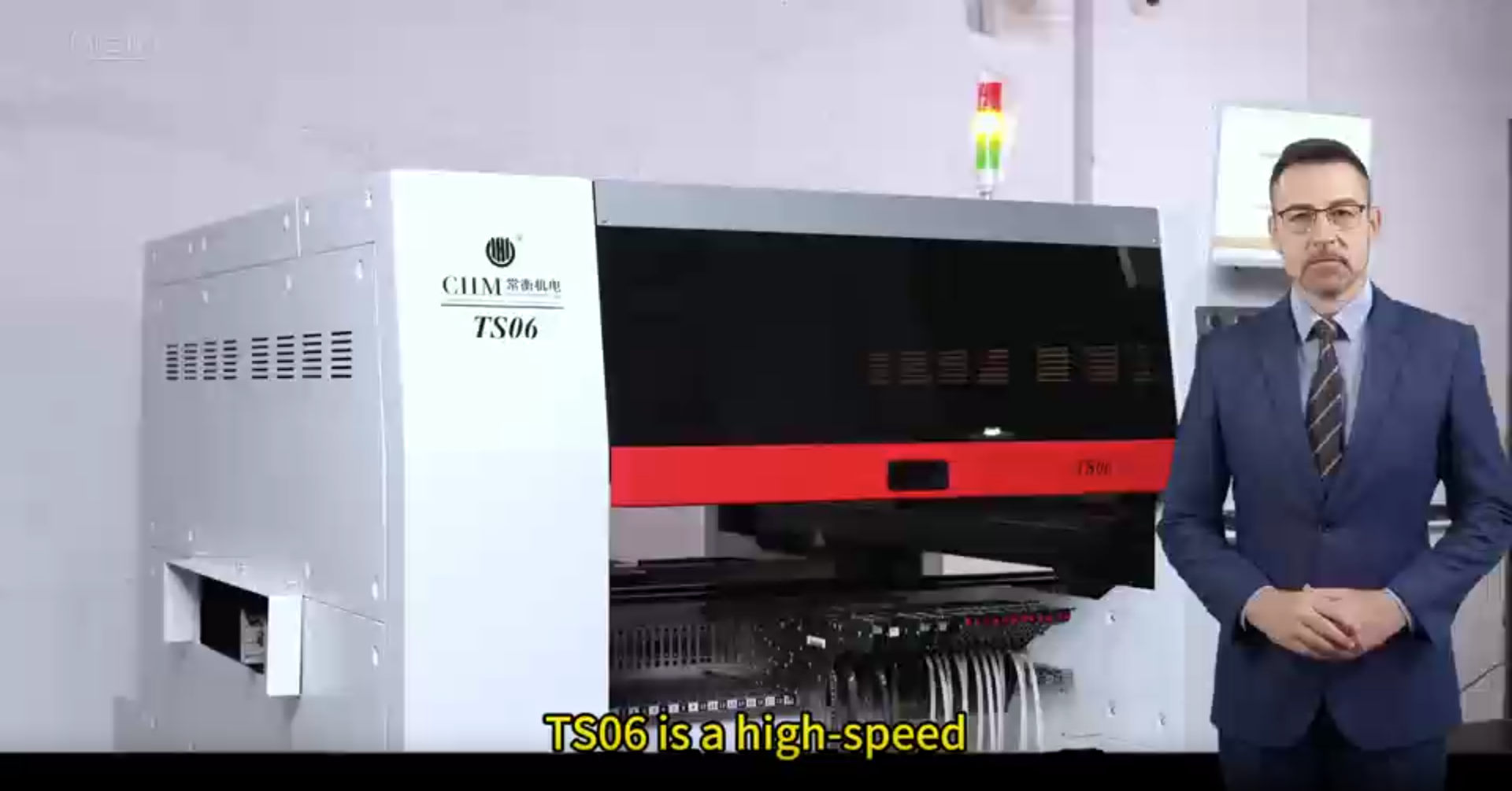 TS06 6-head high-precision pick and place machine, suitable for placing large-size components