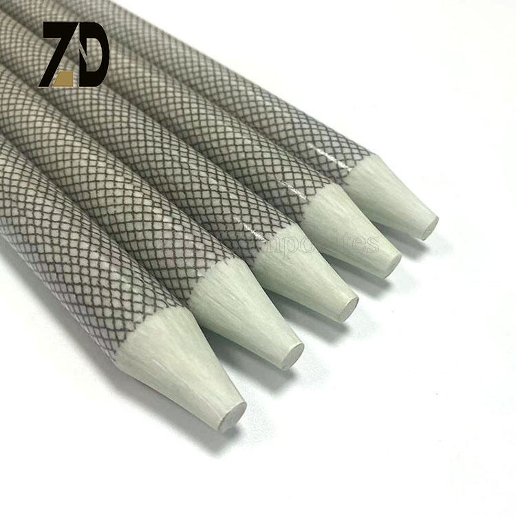 Anti-slip Grey Fiberglass Rod Customized Size for Kite & Tent Support Poles