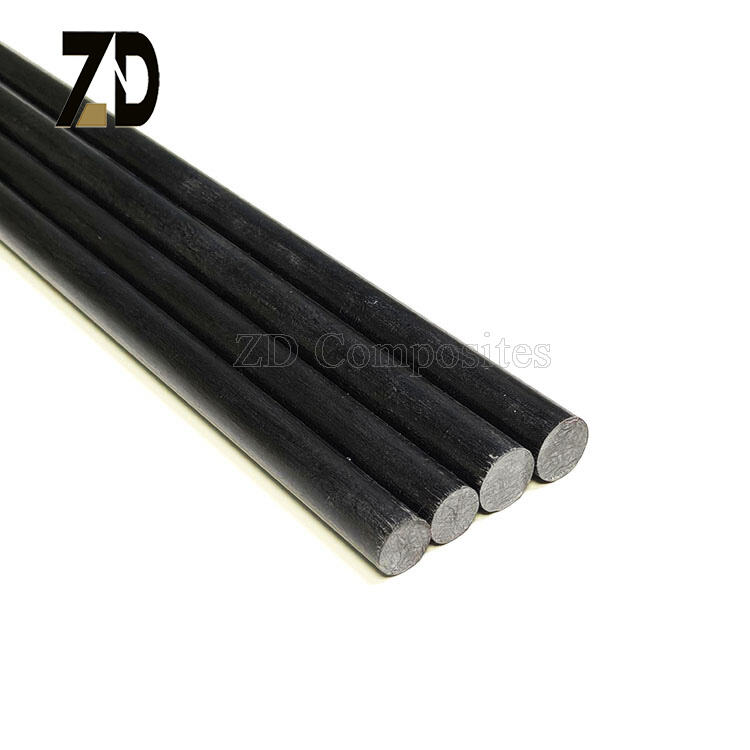 Custom Black Fiberglass Rods | FRP Plant Support / Kite / Tent Pole ...