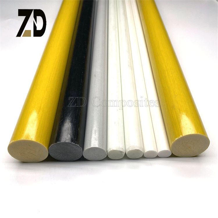 Multi-color Fiberglass Rod Customized Length for Plant Stakes & Kite ...