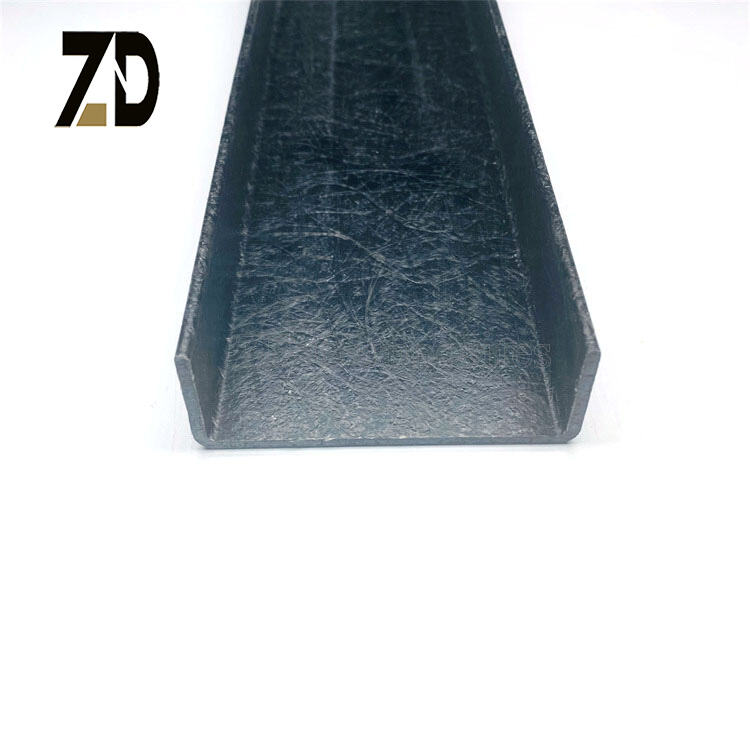 Custom Pultruded Fiberglass U-Channel – High-Strength FRP Structural Profile