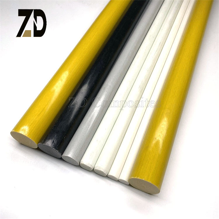 Multi-color Fiberglass Rod Customized Length for Plant Stakes & Kite ...