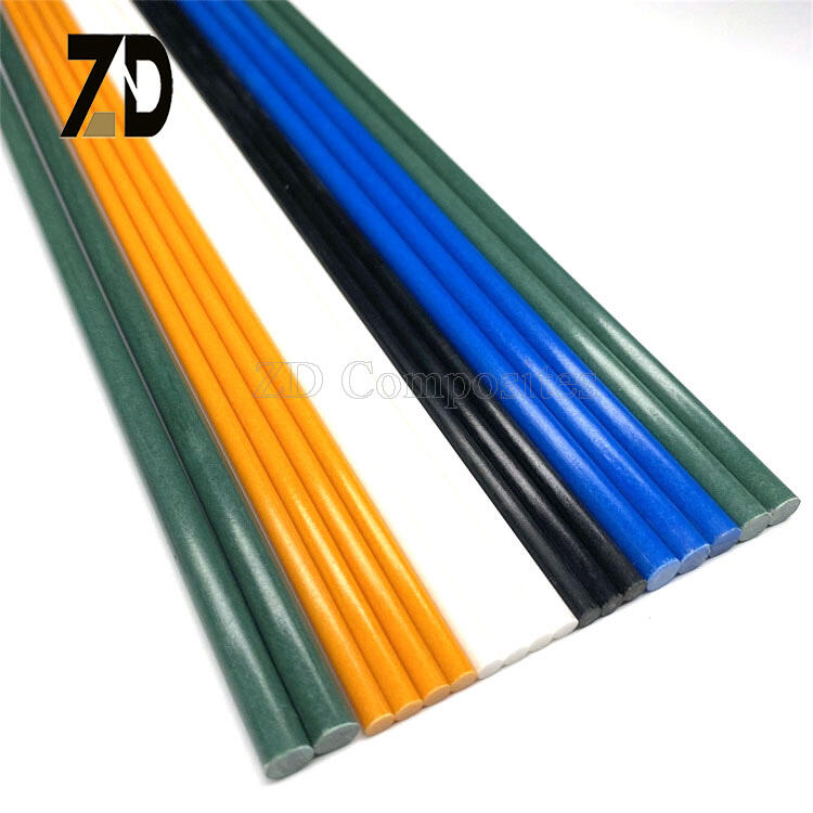 Anti-corrosion Fiberglass Window Stick  Customized Length Fiberglass Rod for Curtain Poles