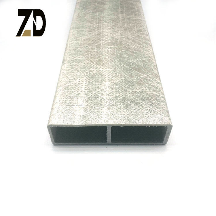 Custom Pultruded Fiberglass Rectangular Tube – High-Strength Hollow FRP Profile