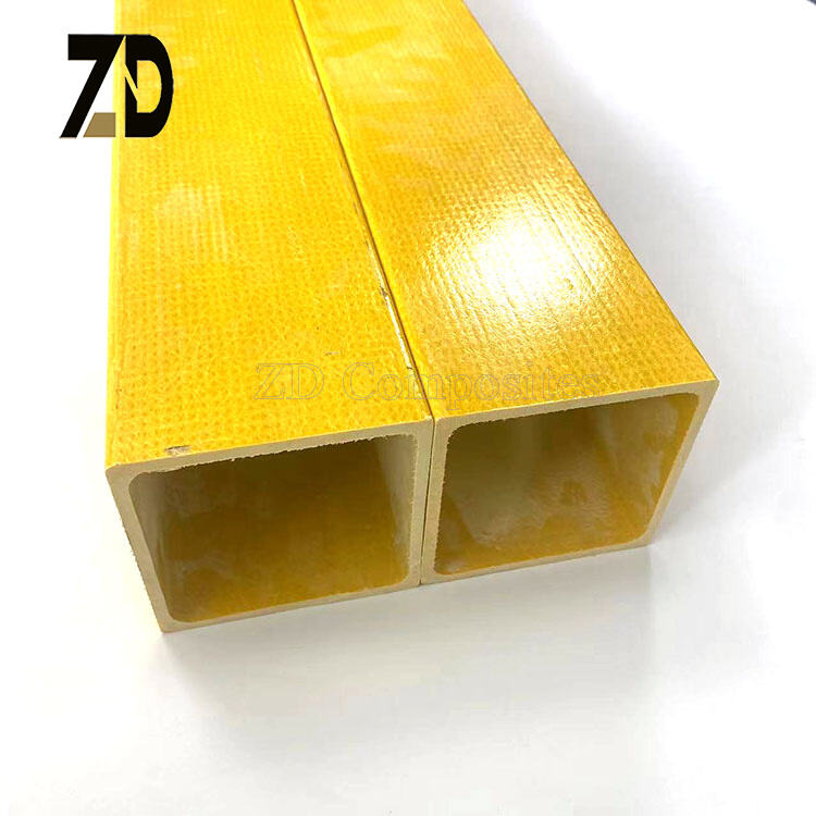 FRP square Tube Fiberglass Support Beam FRP Rectangle Pipe | Fiberglass ...