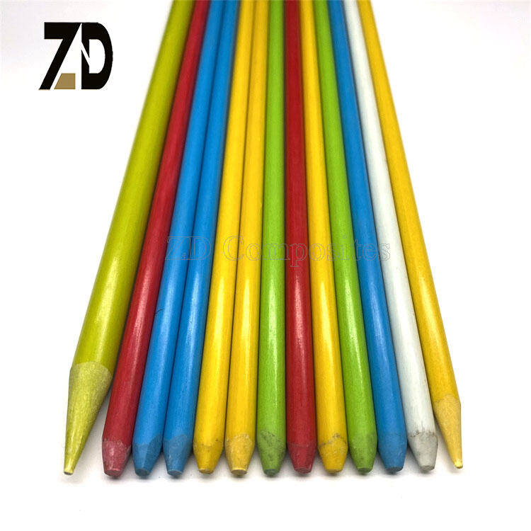 Mixed Color Fiberglass Rod Customized for Plant Stakes & Industrial Use