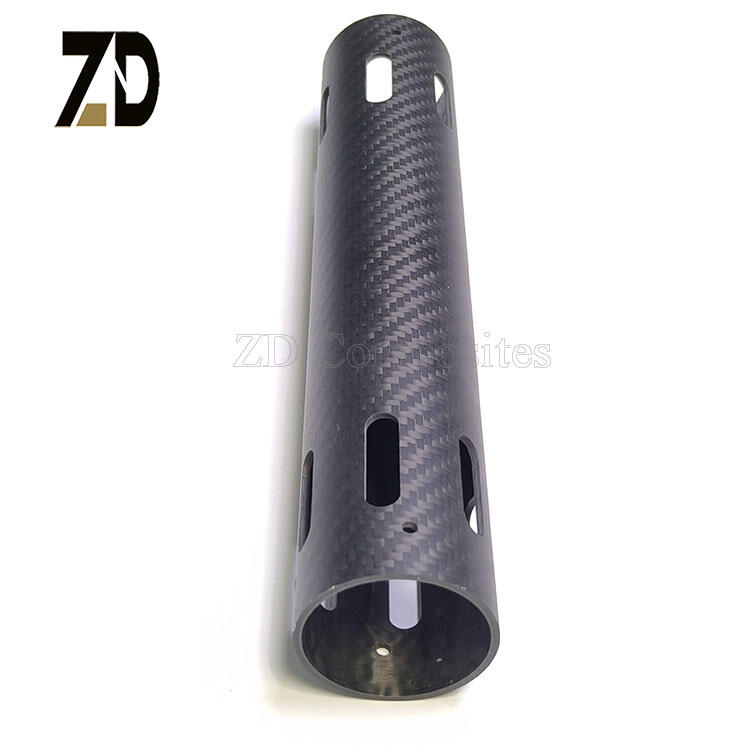 3K Customized Factory Manufacture High Quality Carbon Fiber Tube
