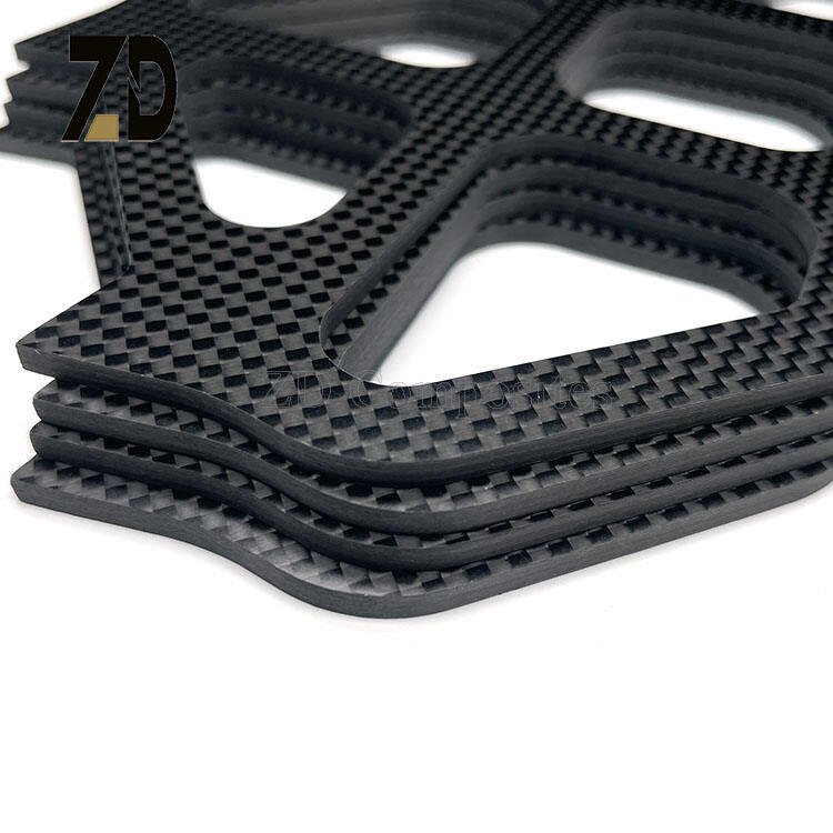 Aerospace-Grade Carbon Fiber Plate/Sheet | 0.5mm-50mm Thickness | Custom Sizes | ISO Certified