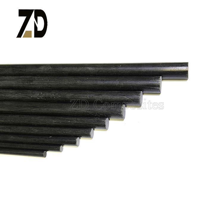 Custom Black Fiberglass Rods | FRP Plant Support / Kite / Tent Pole ...