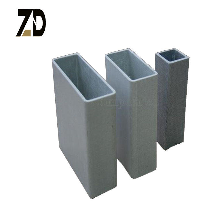 FRP square Tube Fiberglass Support Beam FRP Rectangle Pipe | Fiberglass ...