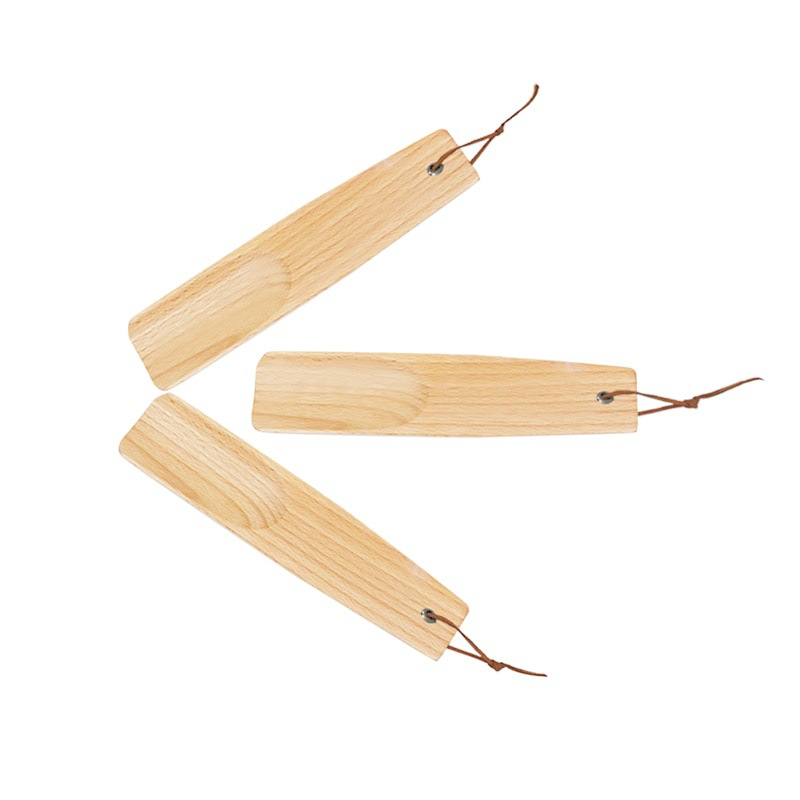 Porta scarpe in legno naturale, porta scarpe in faggio da 16 cm, Porta scarpe domestico