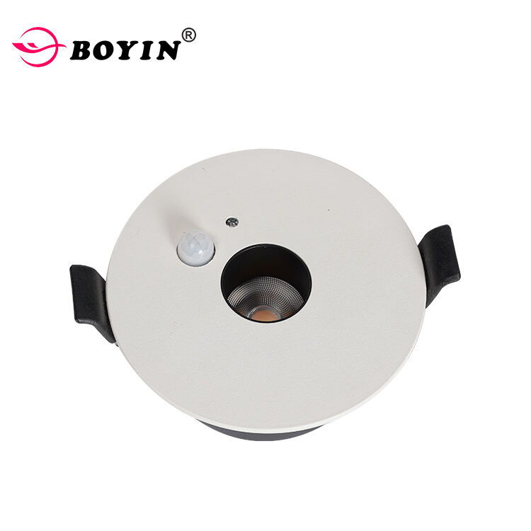 Move sensor downlight  Museum corridor Ceiling Recessed downlight 7w Led Spot Light Human Body Induction Downlight