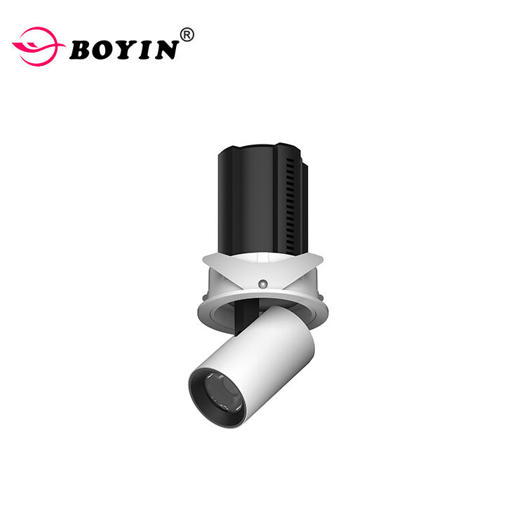 1 ulo/dalawang ulo/3 ulo/4 ulo Anglular na Ajustable Dual Heads Ceiling Recessed Mounted Led Spotlight