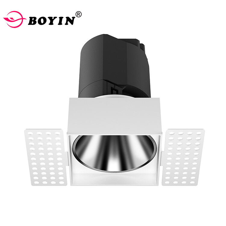 Trimless LED square spotlight framelss downlight 5W/7W/10W/12W/15W/20W rotatable for hotel